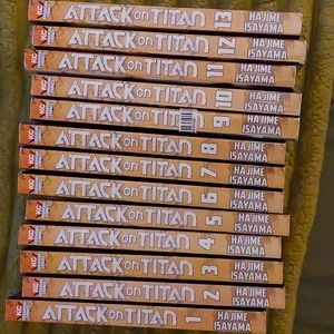 Attack On Titan manga vol. 1-13